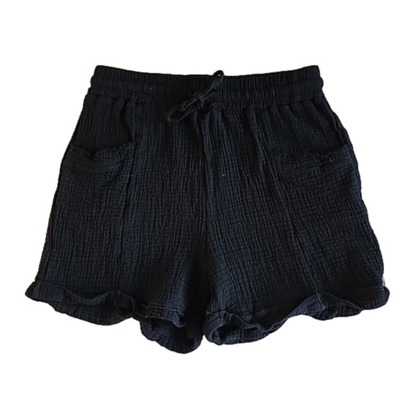 Black ladies summer shorts size small - Picture 1 of 3